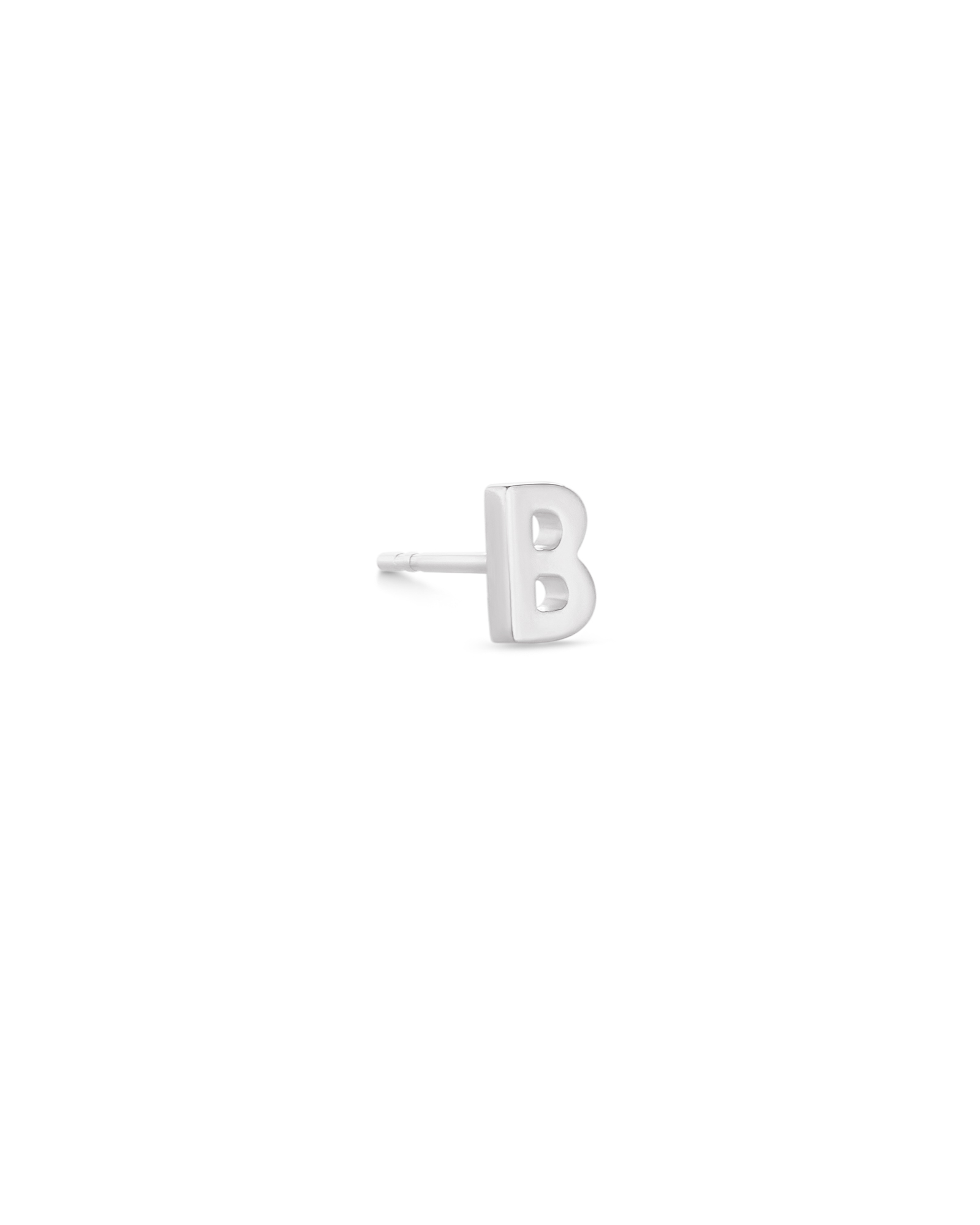 Letter b store stud earrings